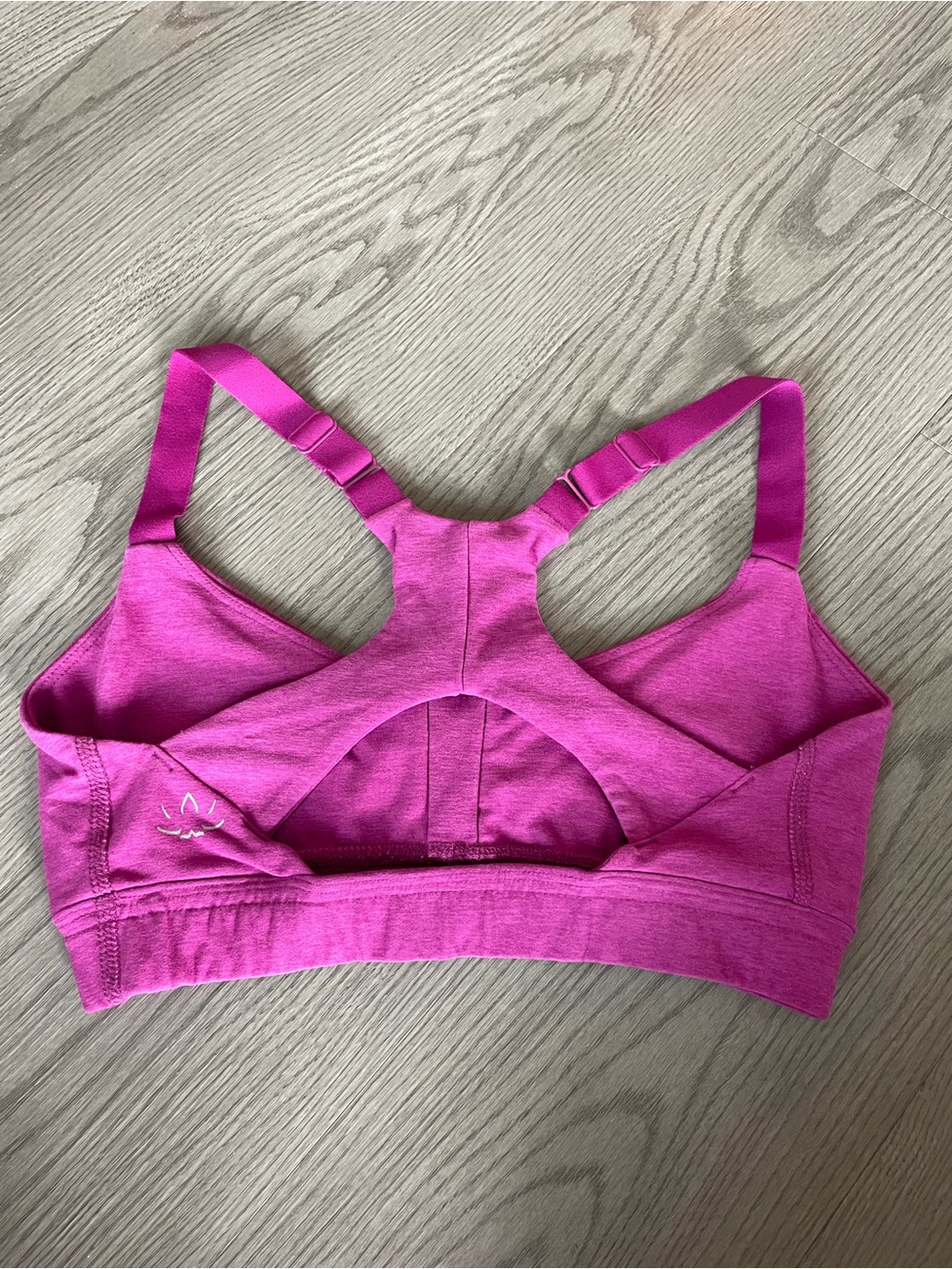 Beyond Yoga Magenta Racerback Sports Bra